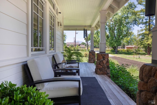 1071 Bale Ln, Calistoga, CA 94515 - view of patio / terrace featuring a porch