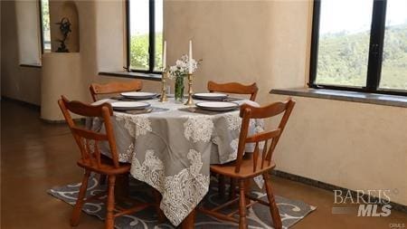 view of dining room