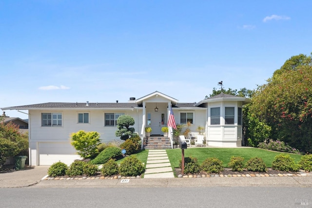 271 Via La Paz Rd, Greenbrae, CA 94904 - ranch-style house with a front yard, driveway, and a garage
