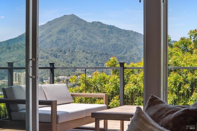 271 Via La Paz Rd, Greenbrae, CA 94904 - balcony featuring a mountain view
