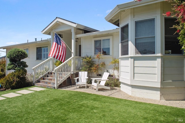271 Via La Paz Rd, Greenbrae, CA 94904 - rear view of house with a lawn