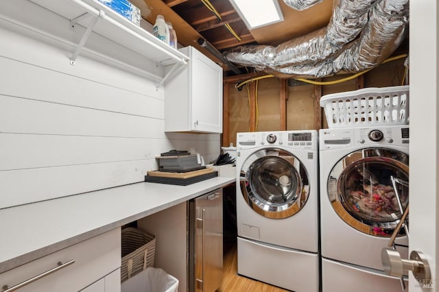 271 Via La Paz Rd, Greenbrae, CA 94904 - washroom featuring cabinet space and washing machine and dryer