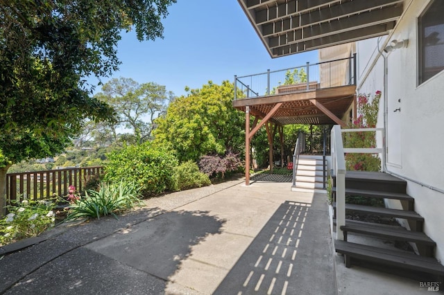 271 Via La Paz Rd, Greenbrae, CA 94904 - view of patio / terrace featuring a deck