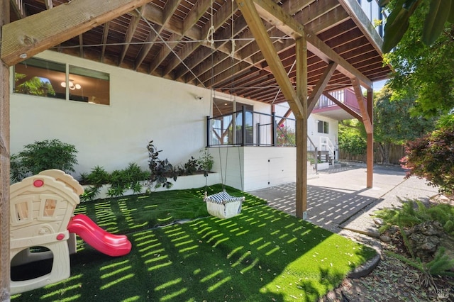 271 Via La Paz Rd, Greenbrae, CA 94904 - view of yard with a patio area and stairway