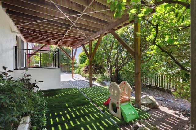 271 Via La Paz Rd, Greenbrae, CA 94904 - view of yard with a patio and fence