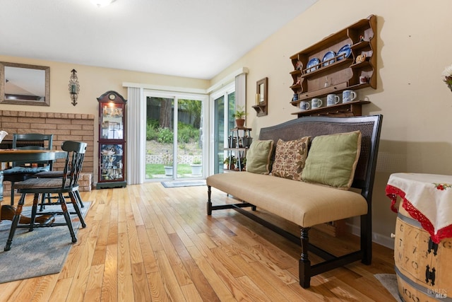 824 W St, Petaluma, CA 94952 - living area with hardwood / wood-style floors