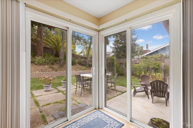 824 W St, Petaluma, CA 94952 - doorway featuring plenty of natural light