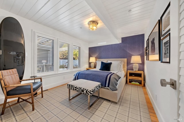 27 W Shore Rd, Belvedere, CA 94920 - bedroom with baseboards and light tile patterned floors
