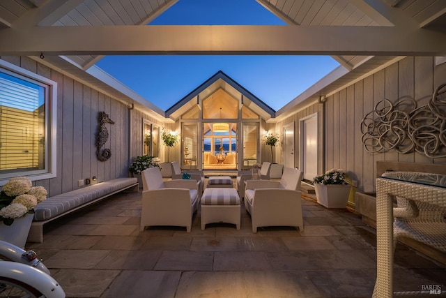 27 W Shore Rd, Belvedere, CA 94920 - view of patio featuring an outdoor hangout area