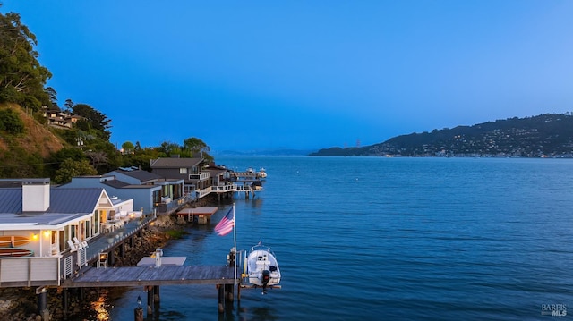 27 W Shore Rd, Belvedere, CA 94920 - dock area with a water view