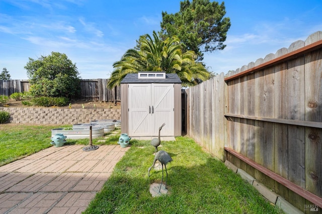 624 N Regatta Dr, Vallejo, CA 94591 - fenced backyard featuring a storage unit and a vegetable garden