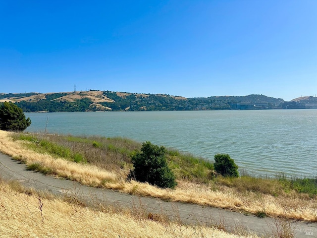 624 N Regatta Dr, Vallejo, CA 94591 - water view featuring a mountain backdrop
