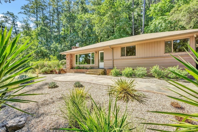 3257 State Highway 128, Calistoga, CA 94515 - view of front of house featuring a chimney and a patio
