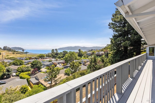 46 Lower N Ter, Tiburon, CA 94920 - balcony featuring a mountain view and a residential view