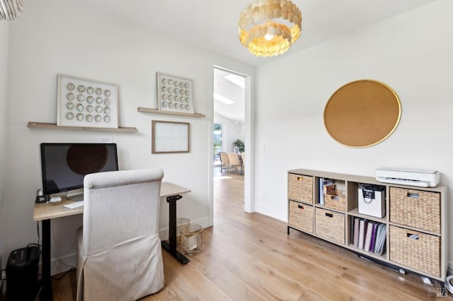 46 Lower N Ter, Tiburon, CA 94920 - office space with baseboards and wood finished floors