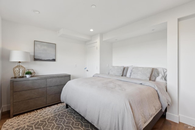 46 Lower N Ter, Tiburon, CA 94920 - bedroom featuring recessed lighting, baseboards, and wood finished floors