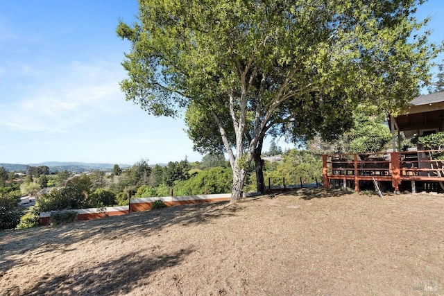 3580 Star Ridge Rd, Hayward, CA 94542 - view of yard featuring a deck
