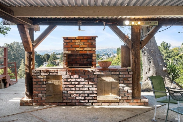 3580 Star Ridge Rd, Hayward, CA 94542 - view of patio / terrace featuring a mountain view