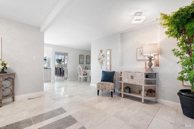 3580 Star Ridge Rd, Hayward, CA 94542 - sitting room featuring baseboards and visible vents