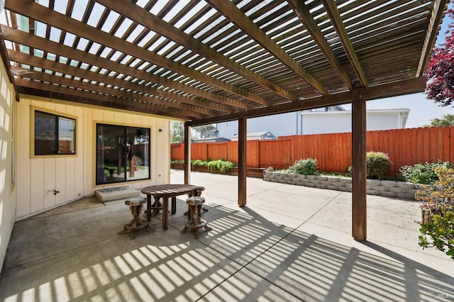 151 Doncaster Dr, Vallejo, CA 94591 - view of patio featuring a fenced backyard and a pergola