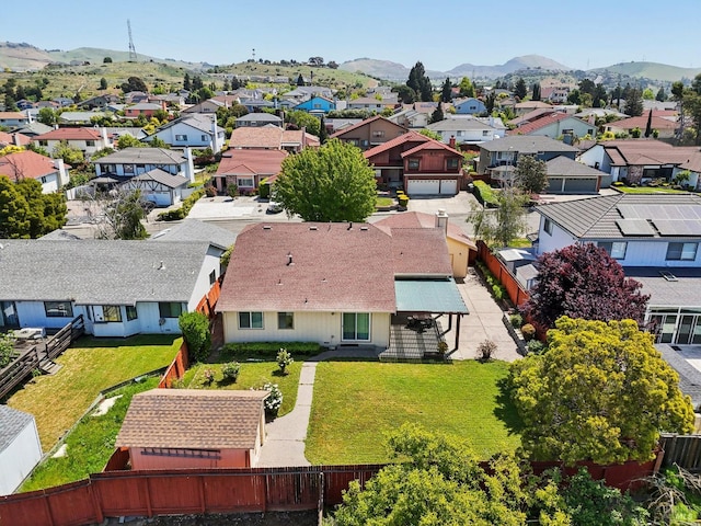 151 Doncaster Dr, Vallejo, CA 94591 - birds eye view of property with a mountain view and a residential view