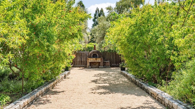 643 3rd St, Napa, CA 94559 - view of patio featuring fence