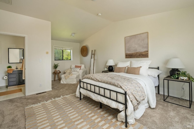 1568 Old Adobe Rd, Petaluma, CA 94954 - bedroom with carpet floors, lofted ceiling, and baseboards