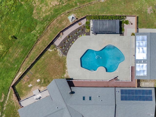 1568 Old Adobe Rd, Petaluma, CA 94954 - aerial view of a pool area