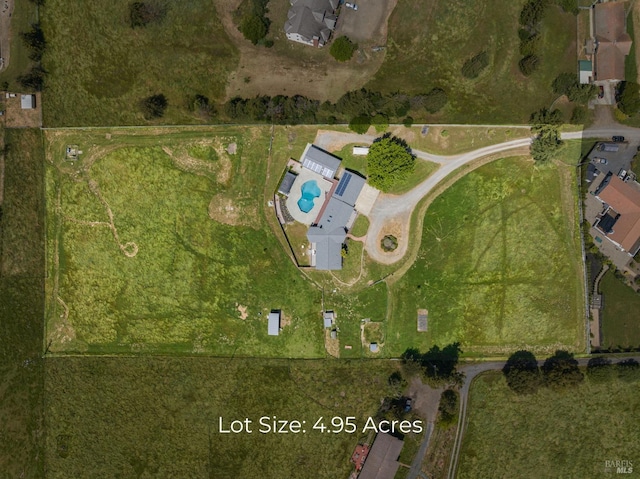 1568 Old Adobe Rd, Petaluma, CA 94954 - aerial view of property's location featuring a pool area