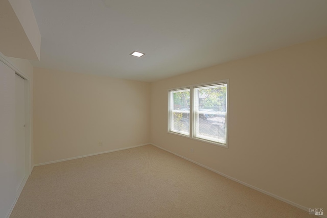 504 C St, San Rafael, CA 94901 - spare room featuring light carpet and baseboards