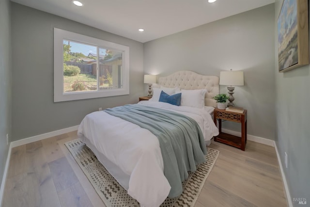 948 Benicia Rd, Vallejo, CA 94591 - bedroom with baseboards, recessed lighting, and light wood-style floors