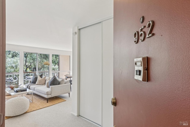952 Lea Dr, San Rafael, CA 94903 - hallway with carpet