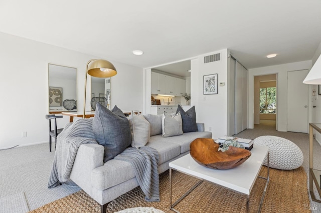 952 Lea Dr, San Rafael, CA 94903 - carpeted living area featuring visible vents