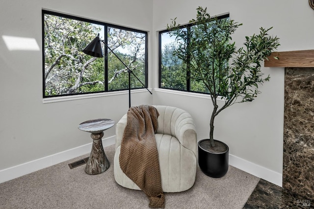 40 Los Pinos, Nicasio, CA 94946 - living area featuring visible vents and baseboards