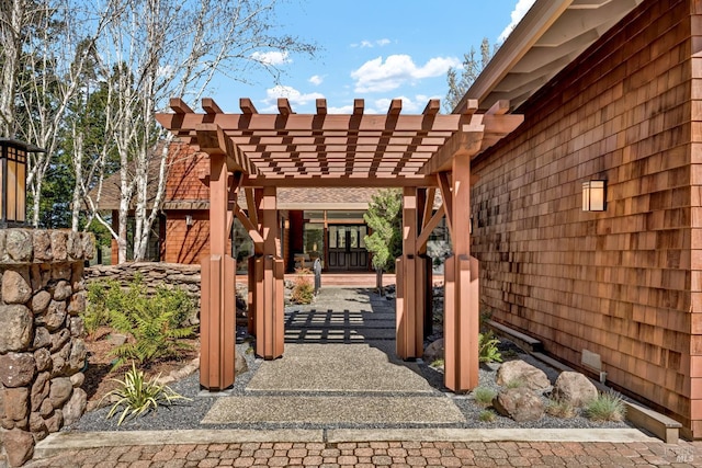 40 Los Pinos, Nicasio, CA 94946 - view of patio / terrace featuring a pergola