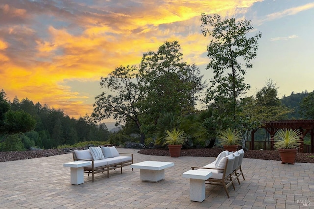 40 Los Pinos, Nicasio, CA 94946 - view of patio with an outdoor hangout area