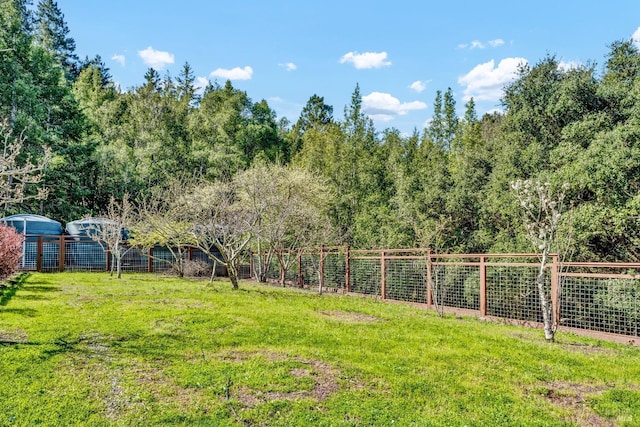 40 Los Pinos, Nicasio, CA 94946 - view of yard featuring fence
