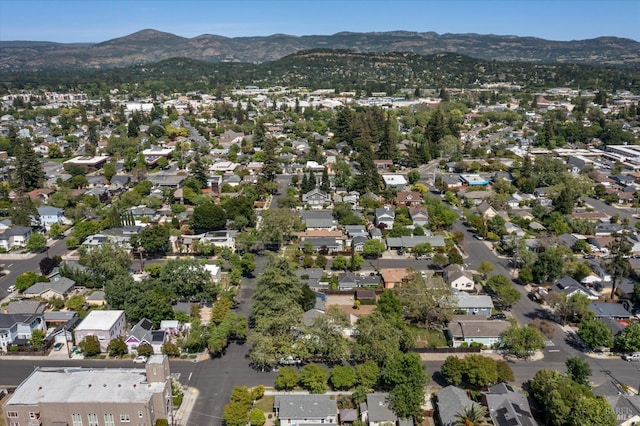 1531 F St, Napa, CA 94559 - birds eye view of property featuring a mountain view and a residential view