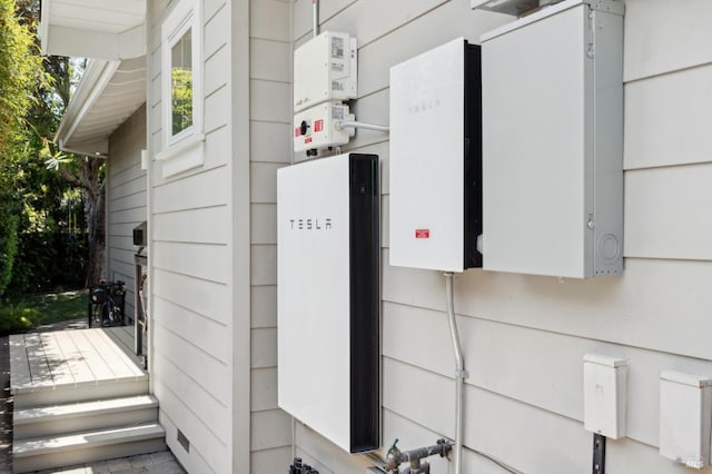 11 Heather Way, Larkspur, CA 94939 - exterior view of related energy utilities and wall-mounted power storage
