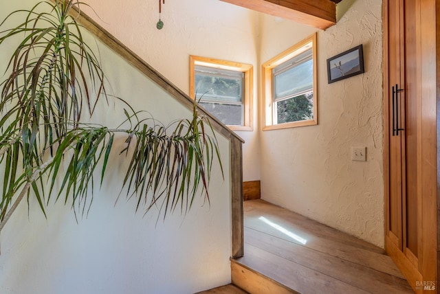 32211 Condor Rd, Willits, CA 95490 - interior space featuring a textured wall and wood finished floors