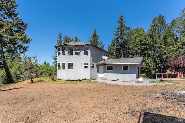 32211 Condor Rd, Willits, CA 95490 - rear view of property with stucco siding