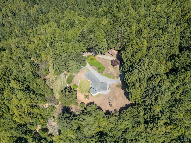 32211 Condor Rd, Willits, CA 95490 - birds eye view of property with a wooded view