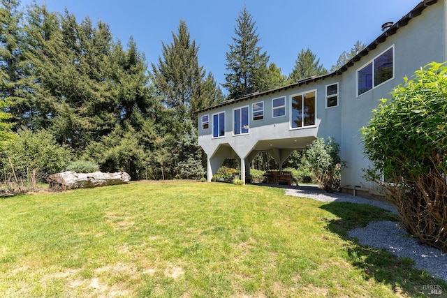 32211 Condor Rd, Willits, CA 95490 - exterior space with a front yard and stucco siding