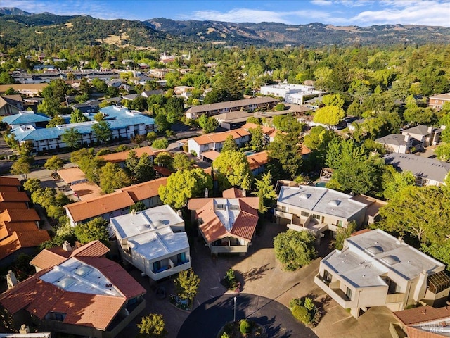 822 2nd St W, Sonoma, CA 95476 - birds eye view of property featuring a mountain view and a residential view