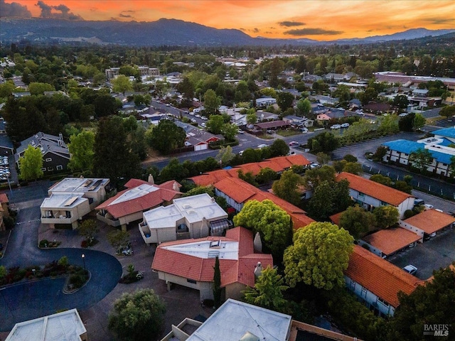 822 2nd St W, Sonoma, CA 95476 - bird's eye view featuring a mountain view and a residential view