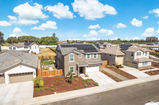 1532 Base Ct, Dixon, CA 95620 - traditional home with concrete driveway, stucco siding, a residential view, and fence