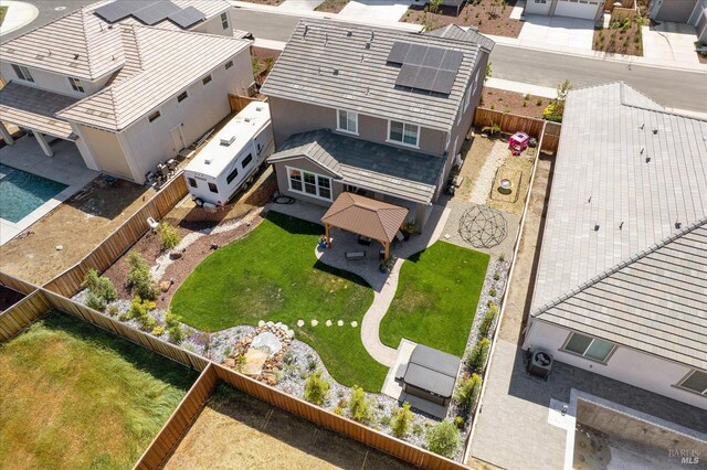 1532 Base Ct, Dixon, CA 95620 - aerial view with a residential view