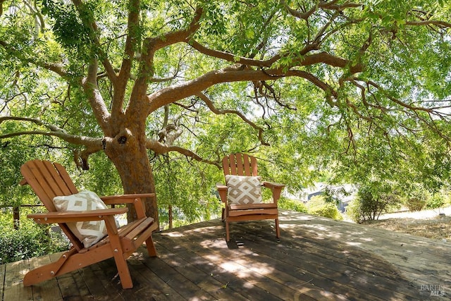 15 Junipero Serra Ave, San Rafael, CA 94901 - view of wooden deck