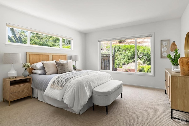 15 Junipero Serra Ave, San Rafael, CA 94901 - bedroom featuring light colored carpet, multiple windows, and baseboards