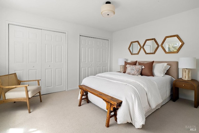 15 Junipero Serra Ave, San Rafael, CA 94901 - bedroom with two closets and light carpet